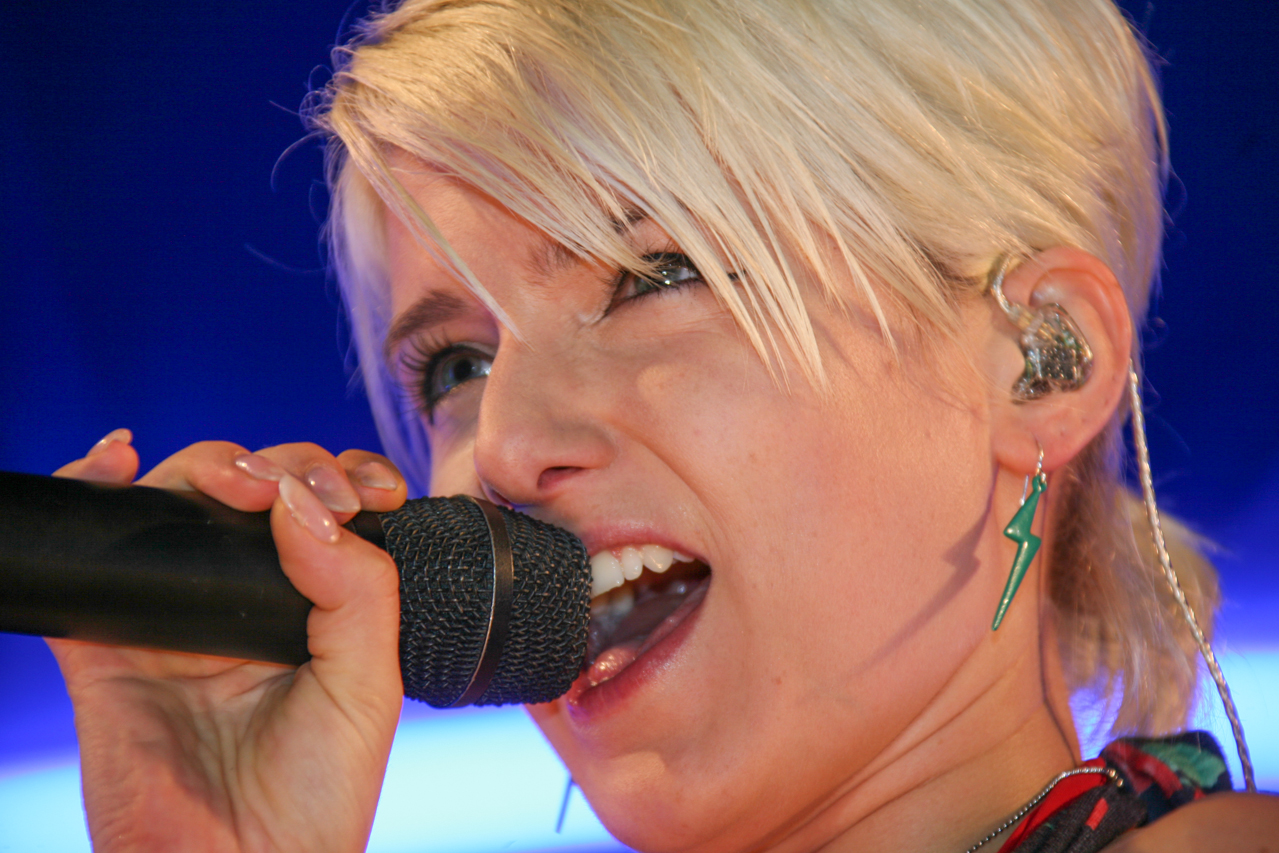 Jeanette Biedermann beim RS2 Konzert