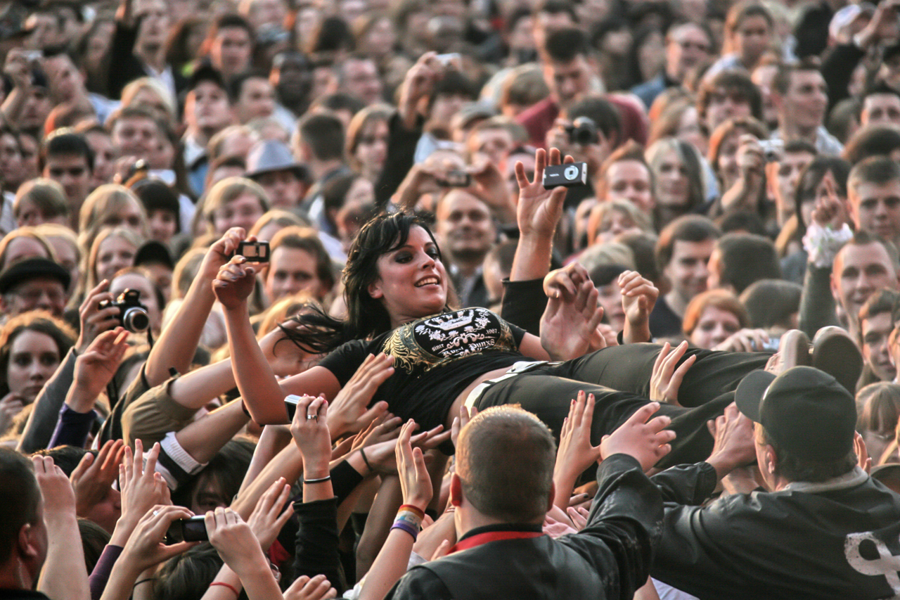 Silbermond am Brandenburger Tor