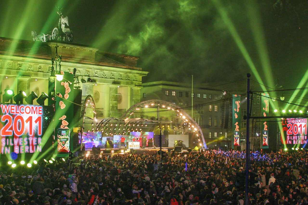 Silvester am Brandenburger Tor